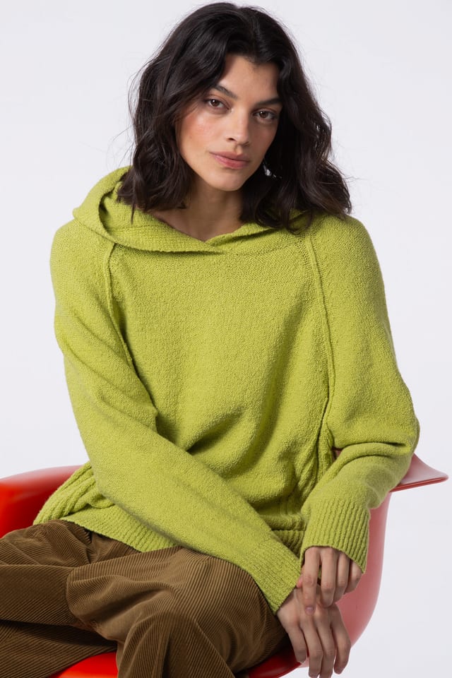 Pullover 534 - Bouclé i økologisk bomuldsblanding - 740OASIS - 10250713038