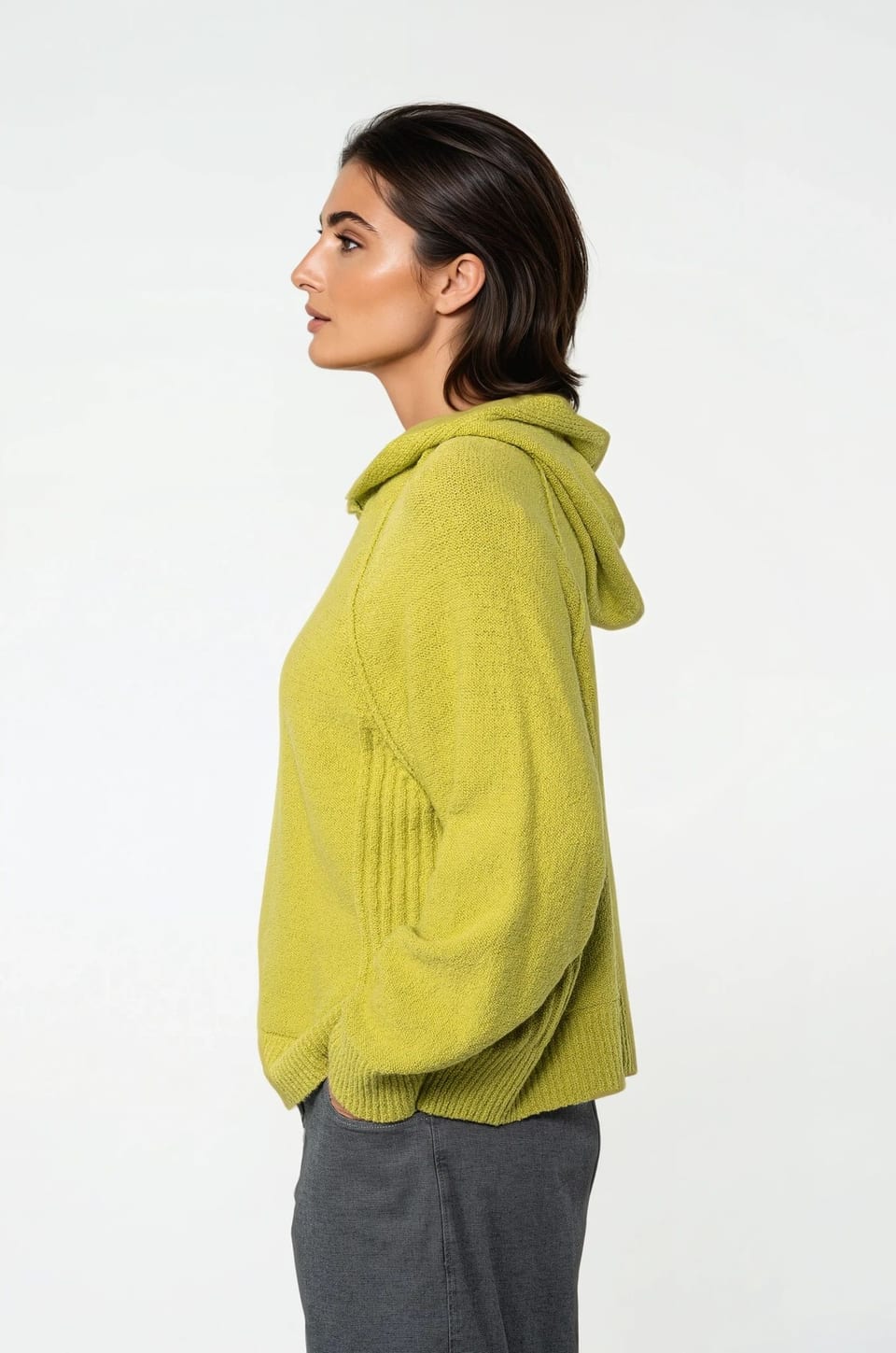 Pullover 534 - Bouclé organic cotton blend - 740OASIS - 10250713038