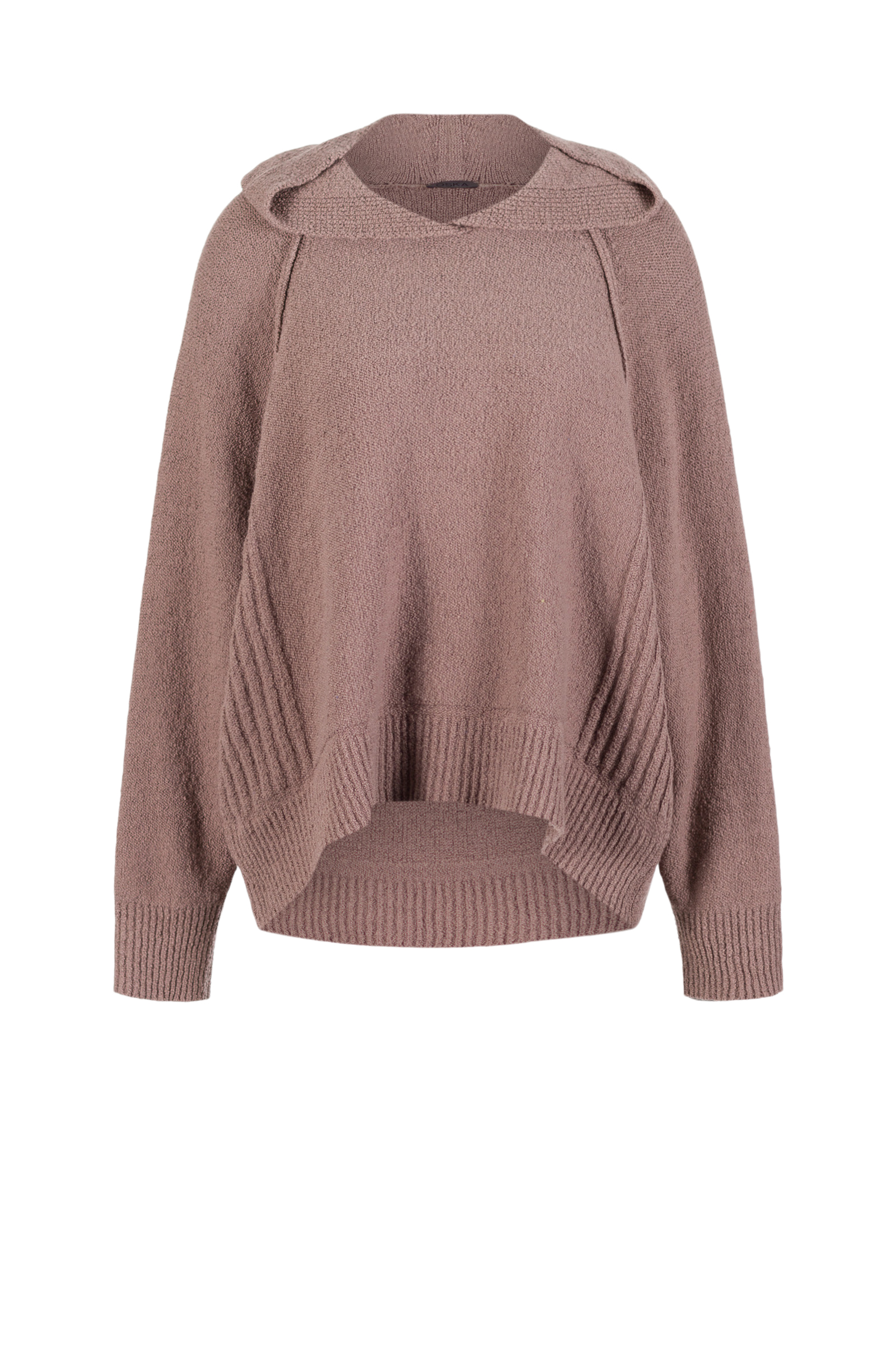 Pullover 534 Grey Bouclé organic cotton blend