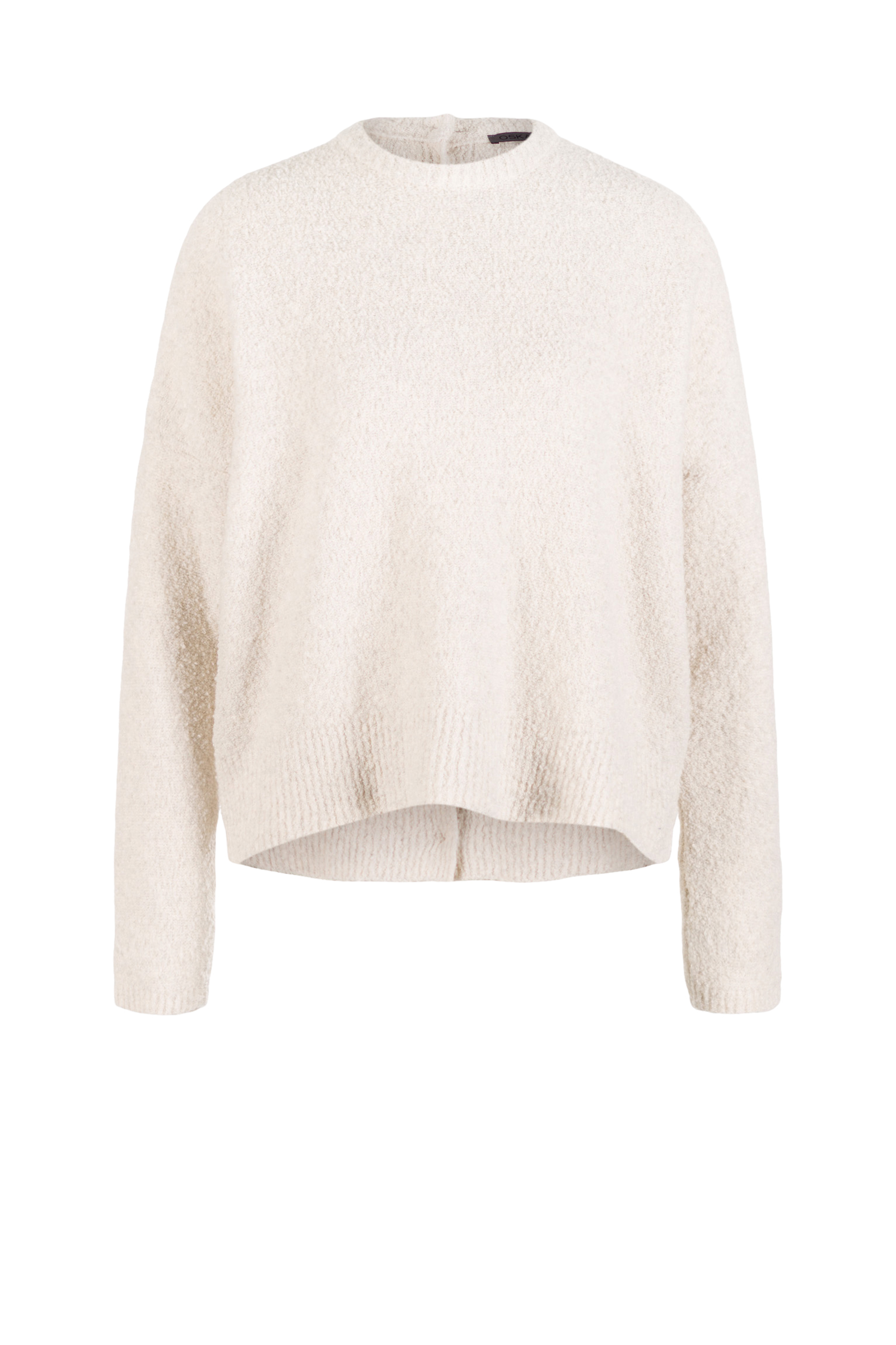 Pullover 535 Grey Bouclé cotton blend