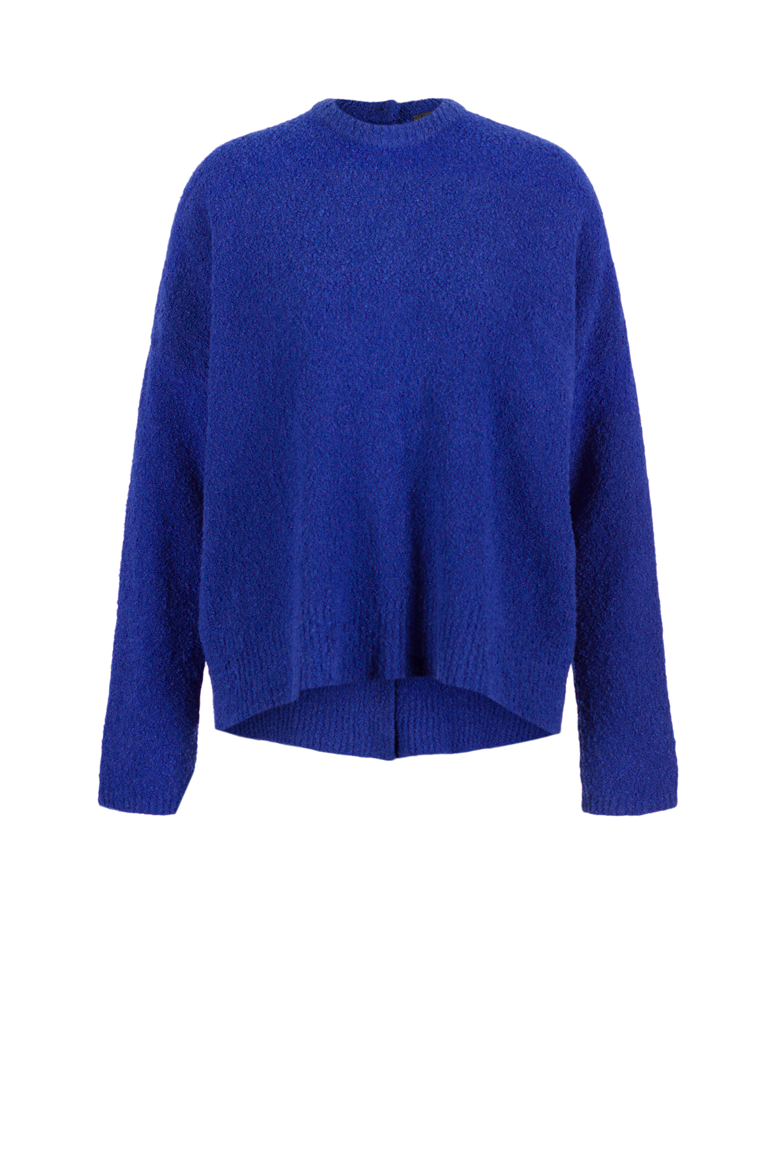 Pullover 535 Blue Bouclé cotton blend