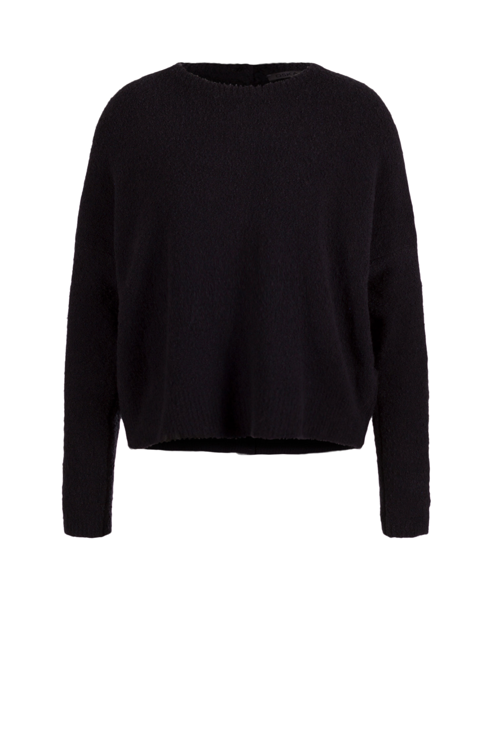 Pullover 535 Grey Bouclé cotton blend