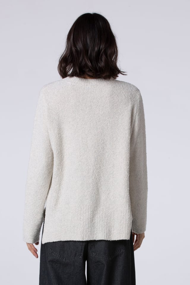 Pullover 536 - Bouclé cotton blend - 10250713040