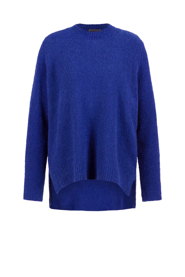 Pullover 536 - Bouclé cotton blend - 460CLEMATIS - 10250713040