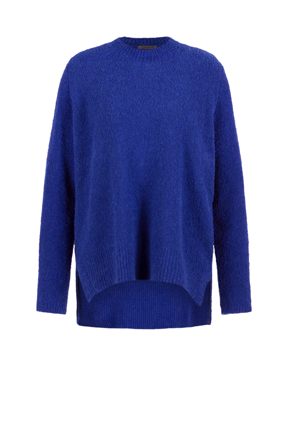 Pullover 536 - Bouclé cotton blend - 460CLEMATIS - 10250713040