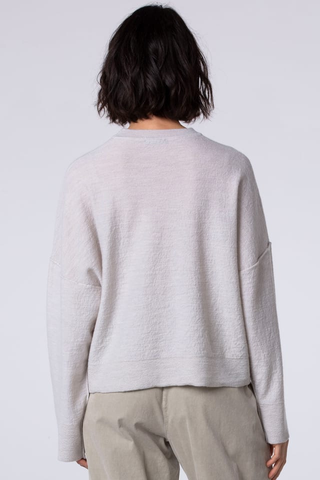 Pullover 537 - 100 % merinould - 120ECRU - 10250713042