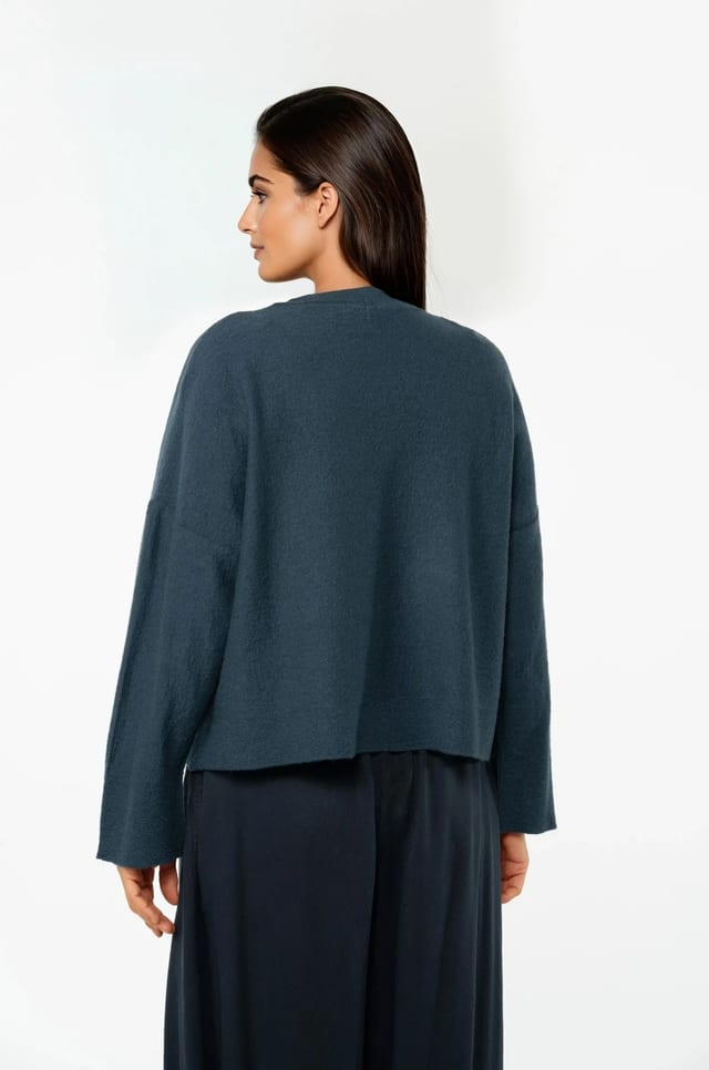 Pullover 537 - 100% merino wool - 560PACIFIC - 10250713042