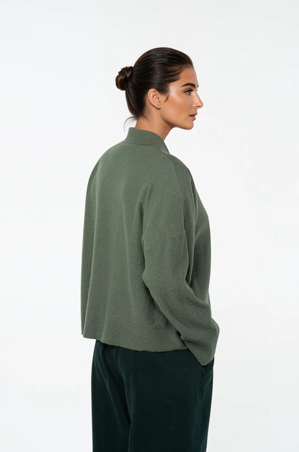 Pullover 537 - 100% merino wool - 640THISTLE - 10250713042