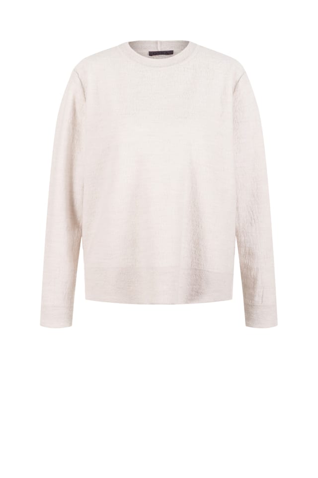 Pullover 538 - 100% merino wool - 120ECRU - 10250713043