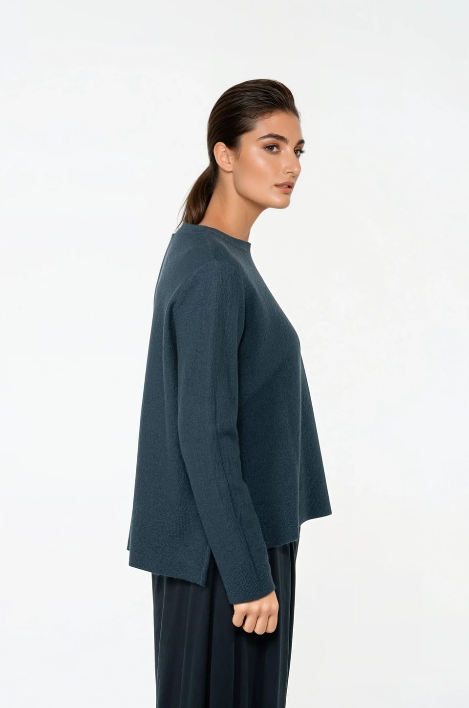 Pullover 538 - 100% merino wool - 560PACIFIC - 10250713043