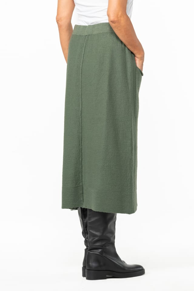 Skirt 503 - 100% merino wool - 640THISTLE - 10250713044