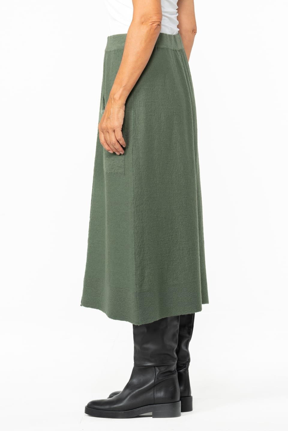 Skirt 503 - 100% merino wool - 640THISTLE - 10250713044