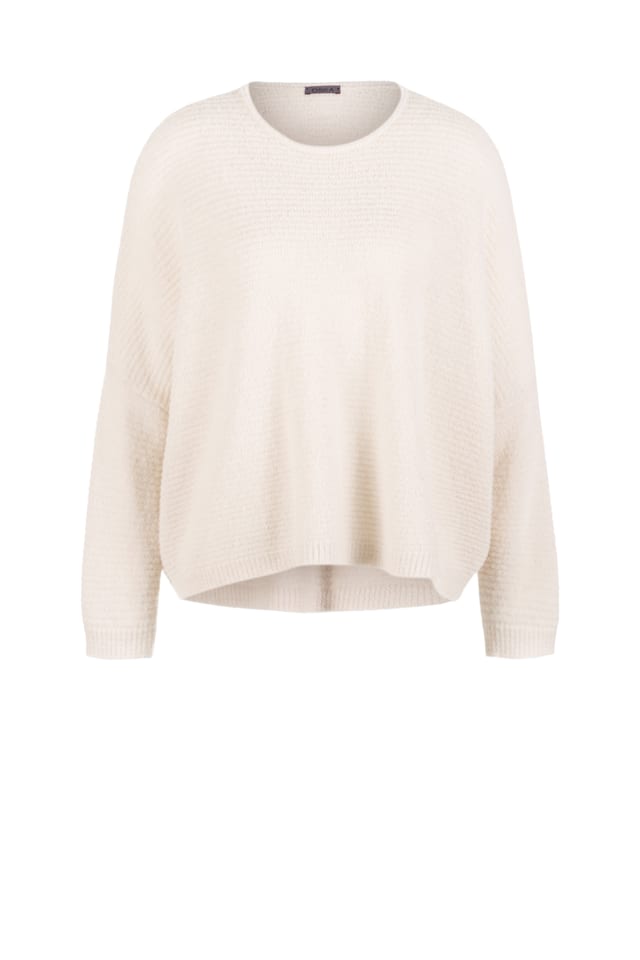 Pullover 541 - Bouclé virgin wool blend - 120ECRU - 10250713046