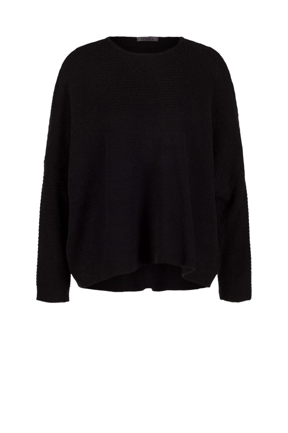Pullover 541 - Bouclé virgin wool blend - 990BLACK - 10250713046
