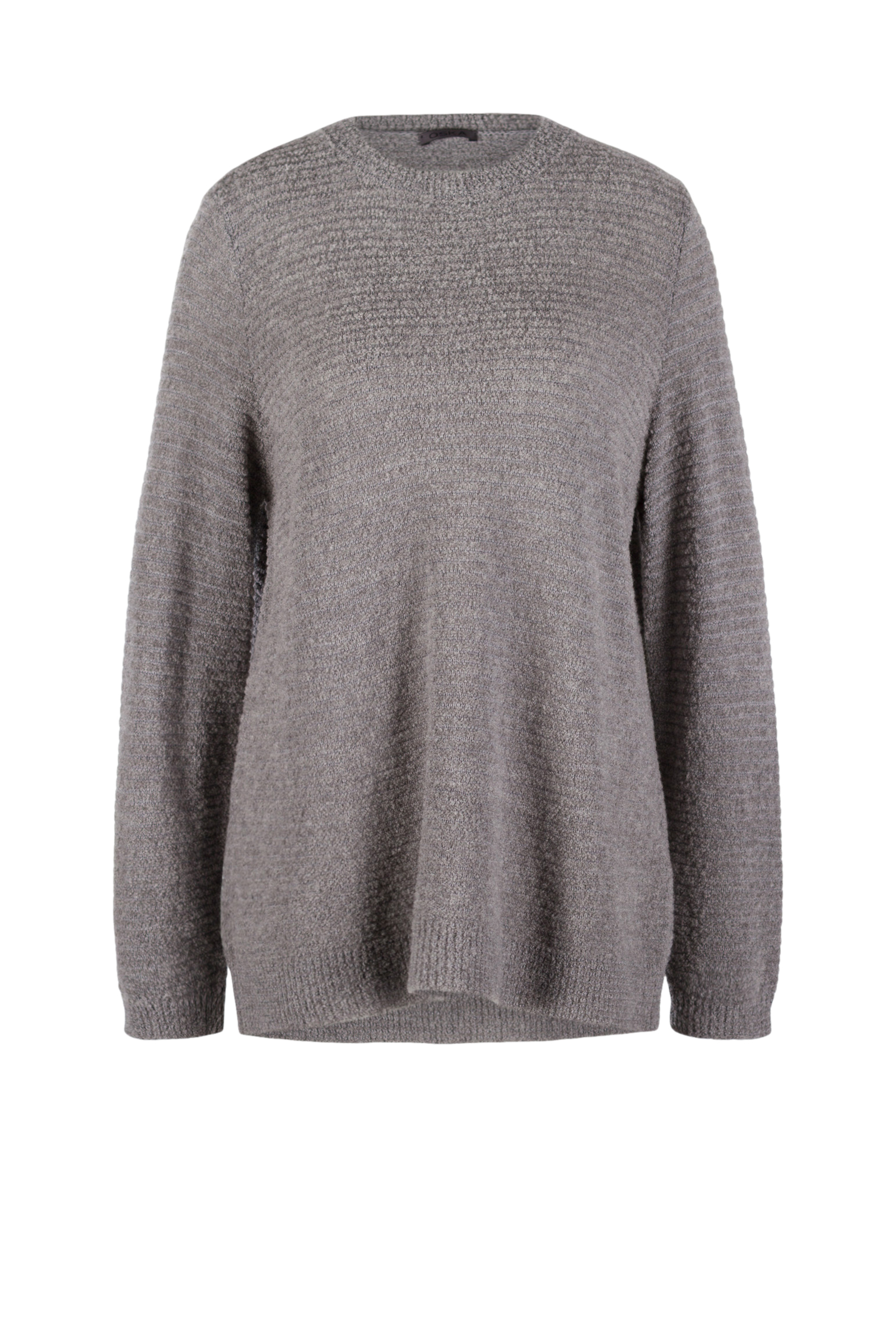 Pullover 542 Grey Bouclé virgin wool blend