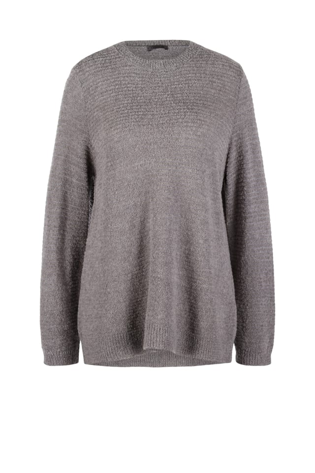 Pullover 542 - Bouclé virgin wool blend - 940MOUSE - 10250713047