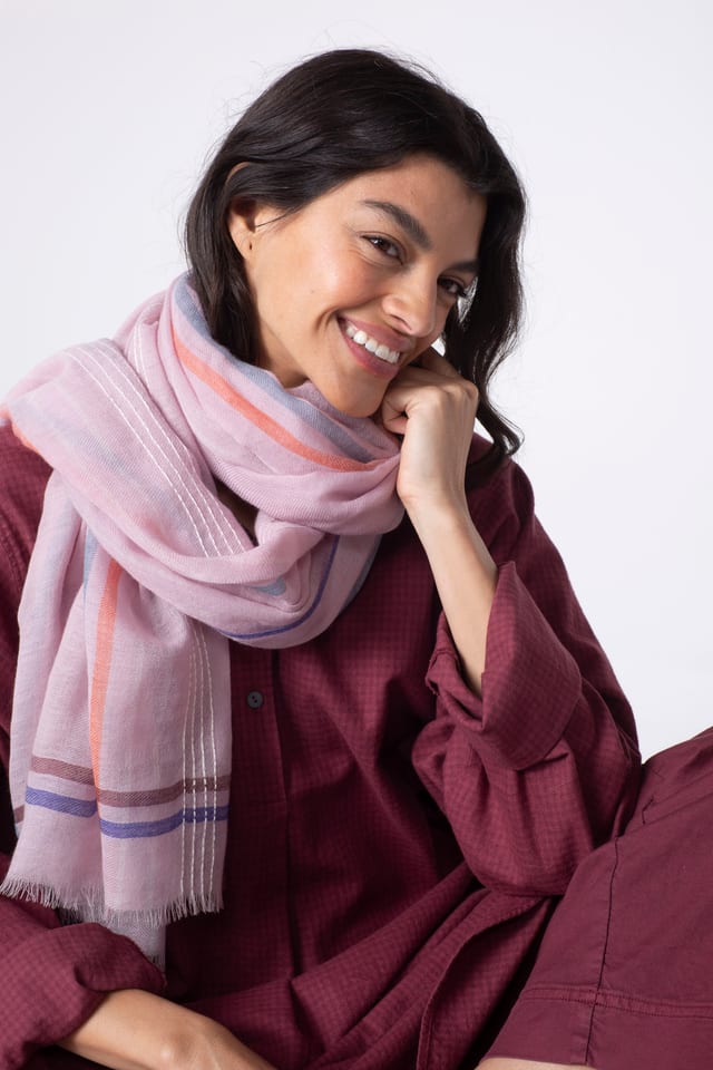 Scarf 503 - Pure wool - 320ORCHID - 10250714003