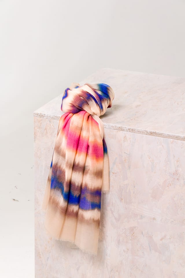 Sjaal 504 - 100% wol - 120ECRU - 10250714004