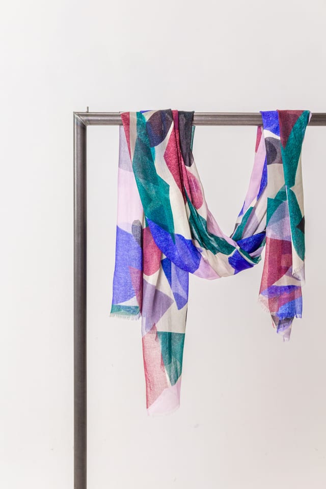 Scarf 505 - Modal-silk blend - 250REDWOOD - 10250714005