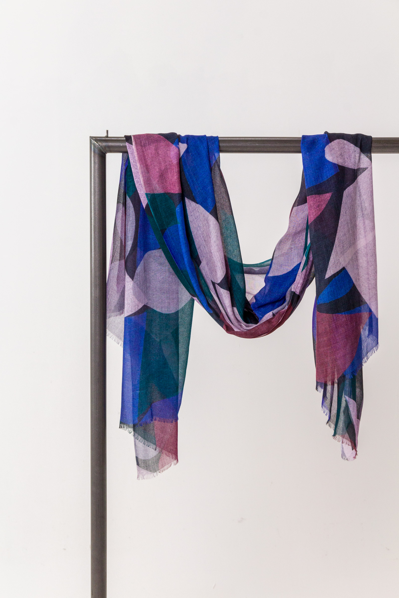 Scarf 505 Grey Modal-silk blend