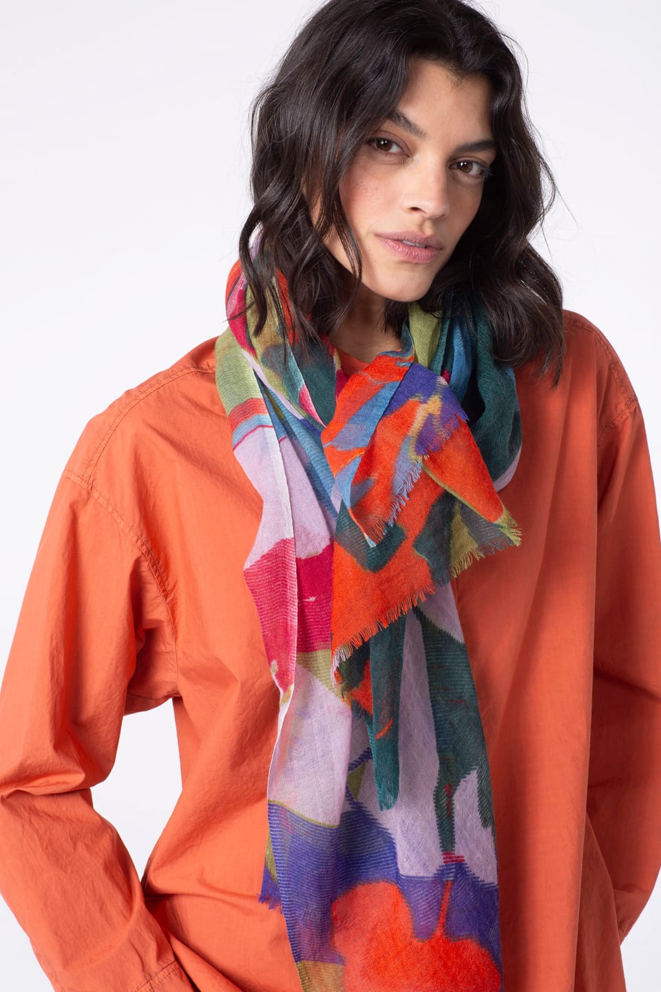 Sjaal 506 - 100% wol - 740OASIS - 10250714006