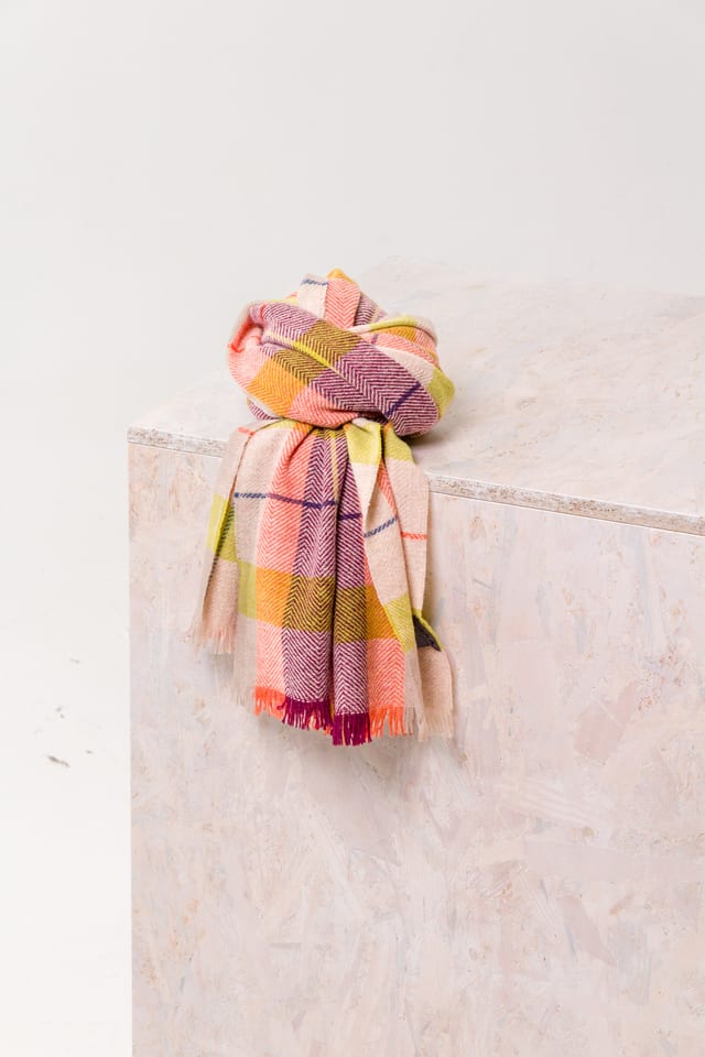 Scarf 508 - Virgin wool blend - 230ORANGE - 10250714008