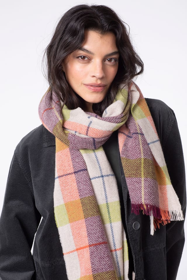 Scarf 508 - Virgin wool blend - 230ORANGE - 10250714008