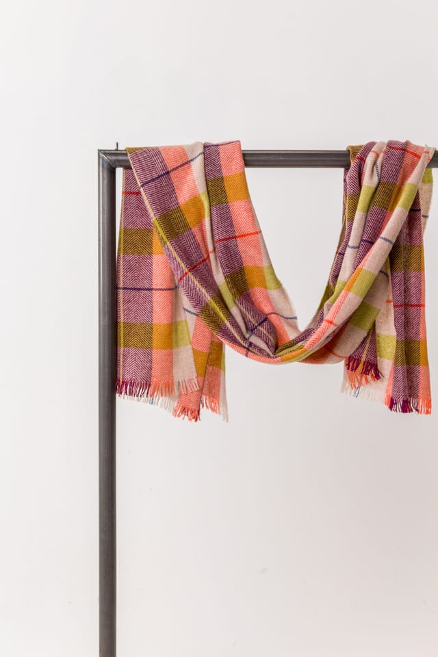 Halstørklæde 508 - Virgin wool blend - 230ORANGE - 10250714008