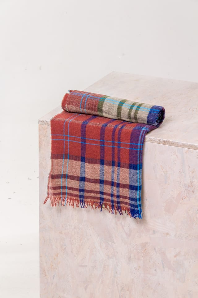 Scarf 513 - Virgin wool linen cashmere blend - 270TERRA - 10250714013