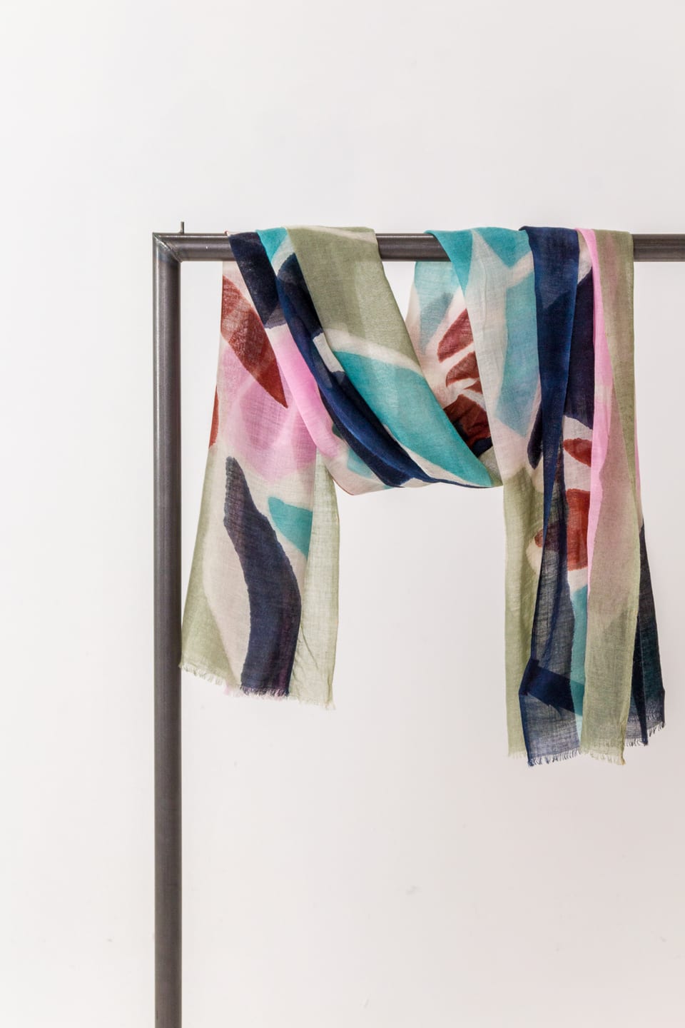 Scarf 515 - Wool lyocell blend - 640THISTLE - 10250714015