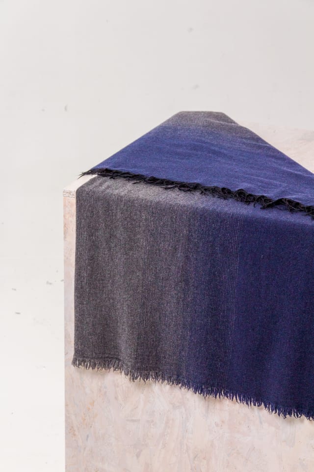 Scarf 517 - Wool-modal blend - 480MIDNIGHT - 10250714017