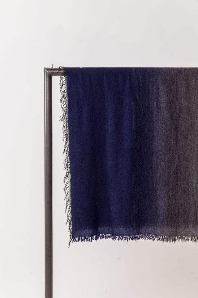 Scarf 517 - Wool-modal blend - 480MIDNIGHT - 10250714017