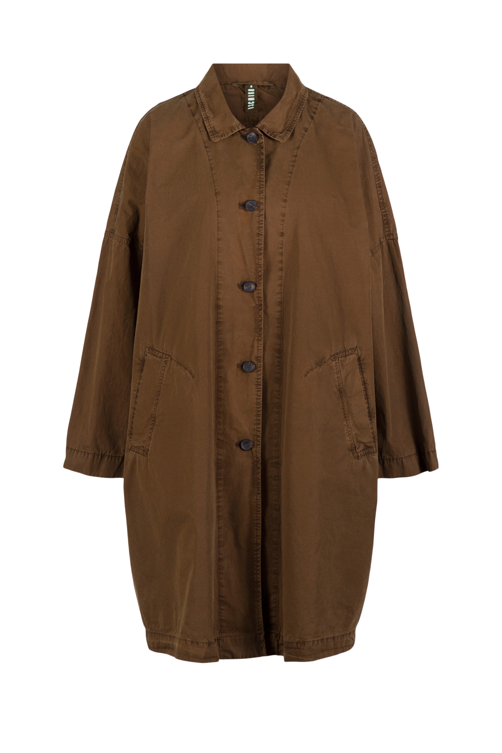 Coat 501 Brown Cotton trench