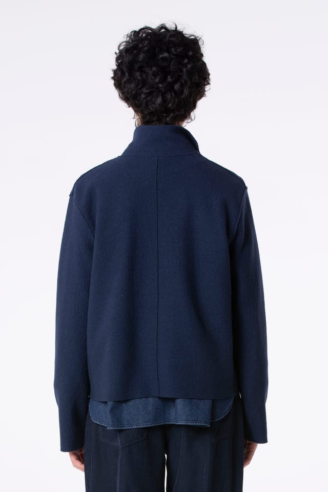 Jacket 503 - Lightweight boiled wool - 470NOCTURNE - 60250710020