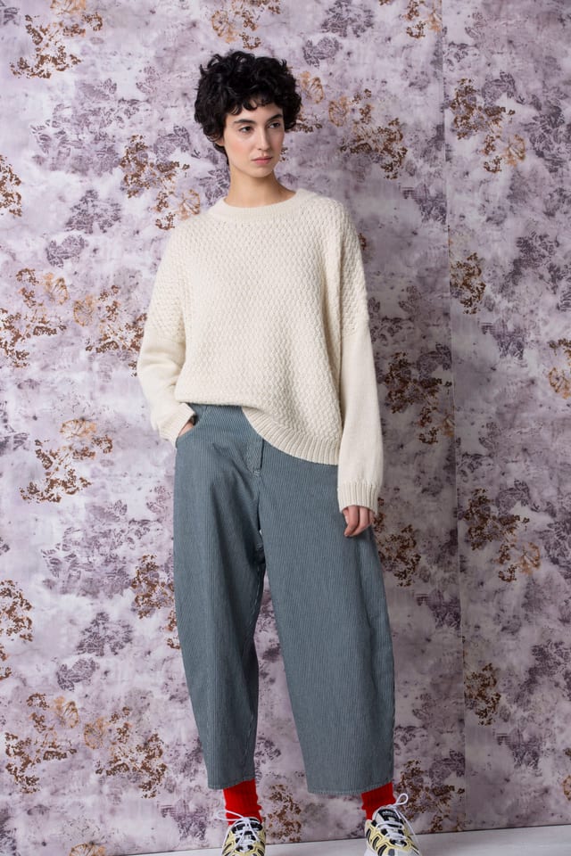 Hose 504 - Baumwoll Twill - 110CREAM - 60250710022