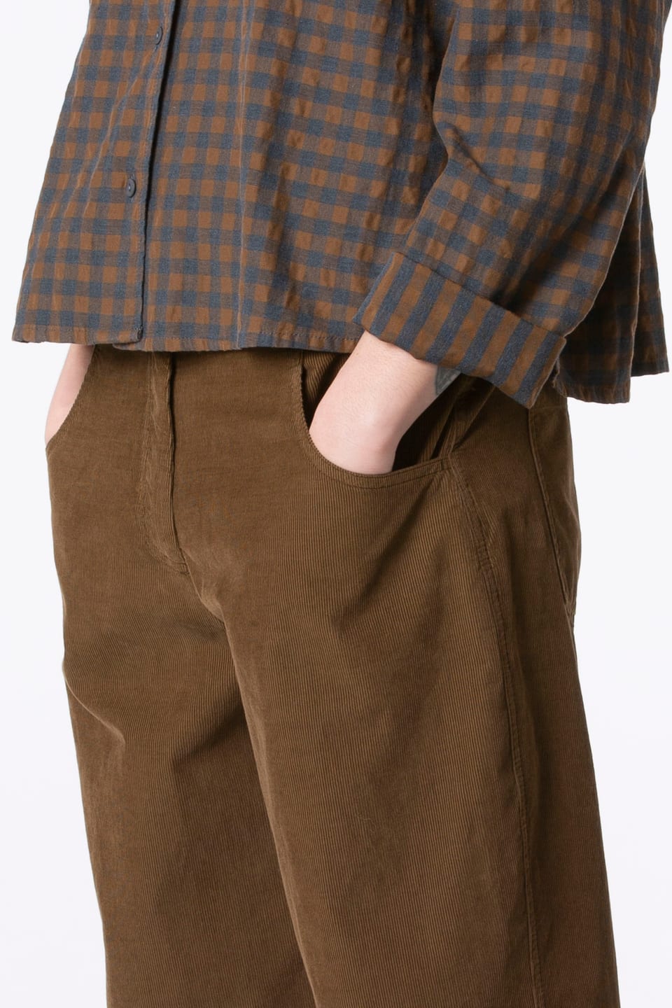 Kalhoty 505 - Cotton corduroy - 880LIQUEUR - 60250710023