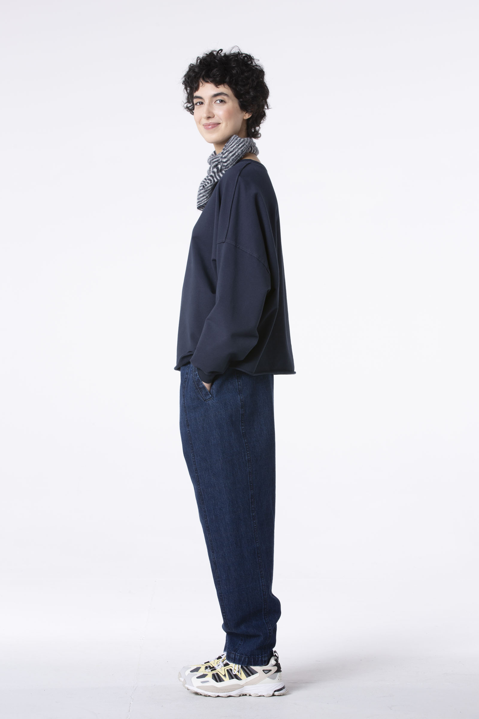 Trousers 508 wash Green Cotton denim