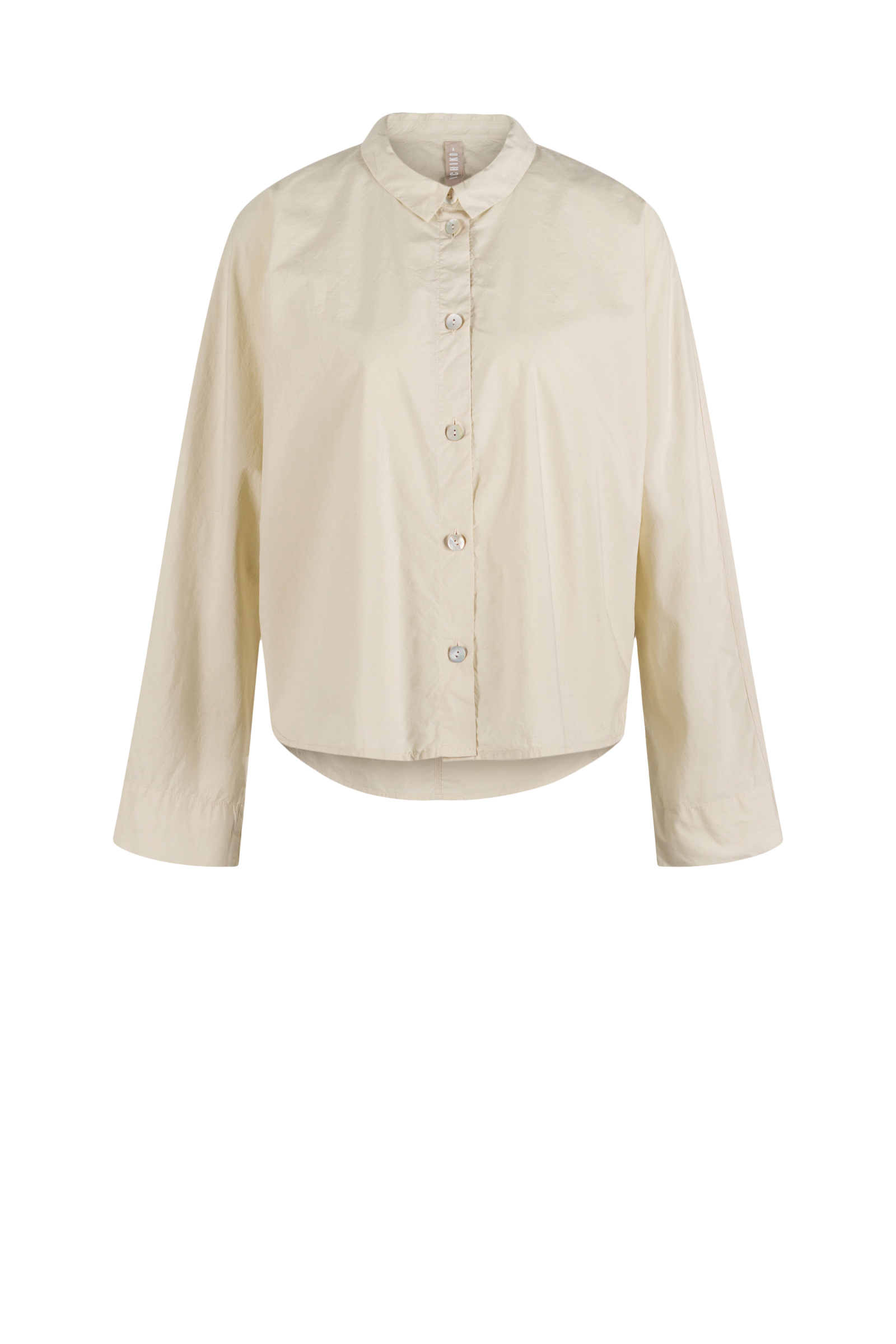 Blouse 504 Beige Cotton poplin