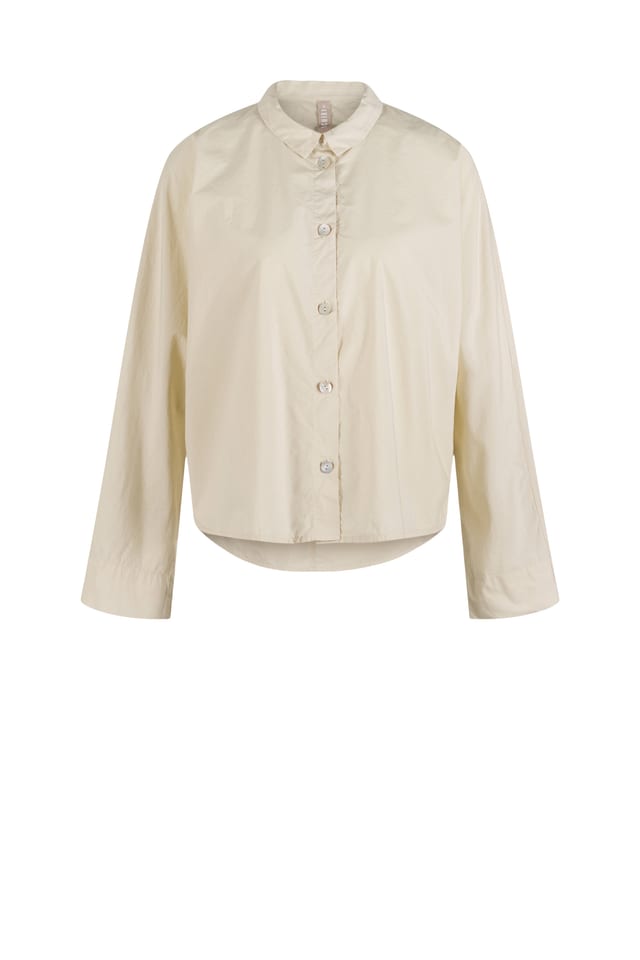Blouse 504 - Cotton poplin - 110CREAM - 60250710029