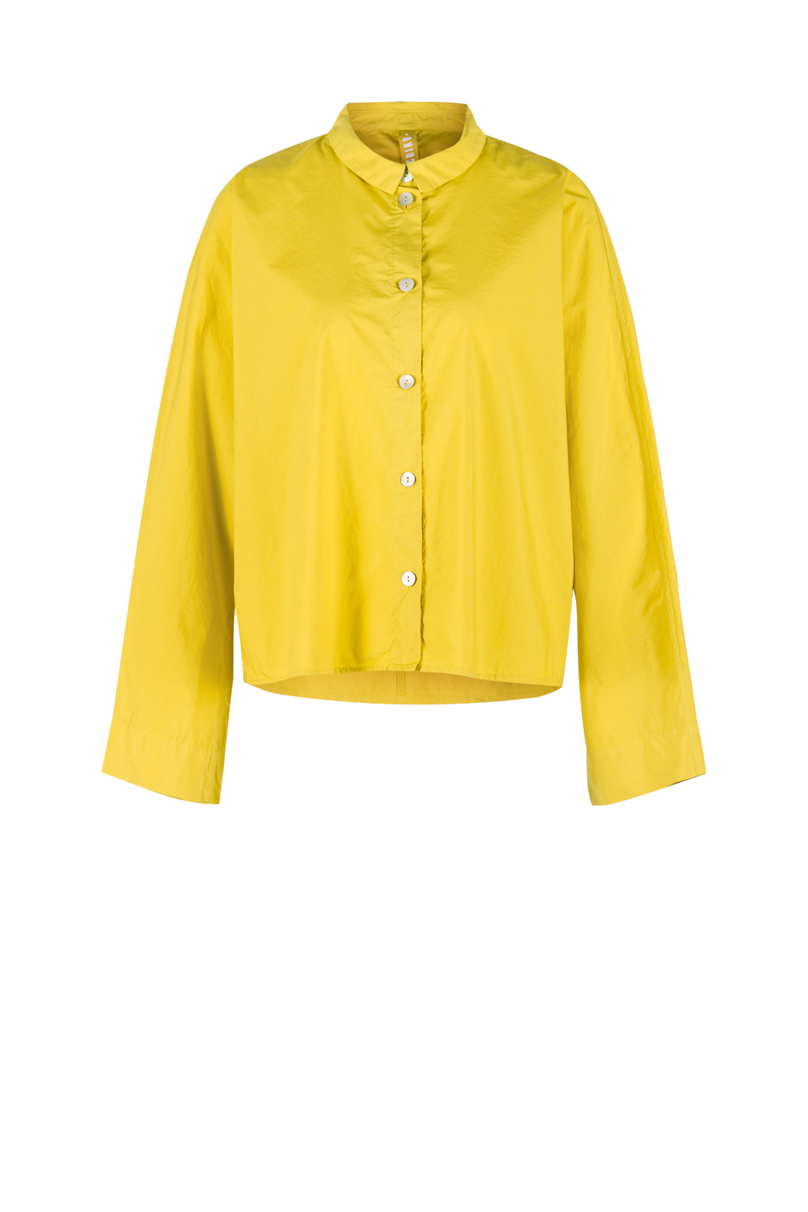 Blouse 504 Yellow Cotton poplin