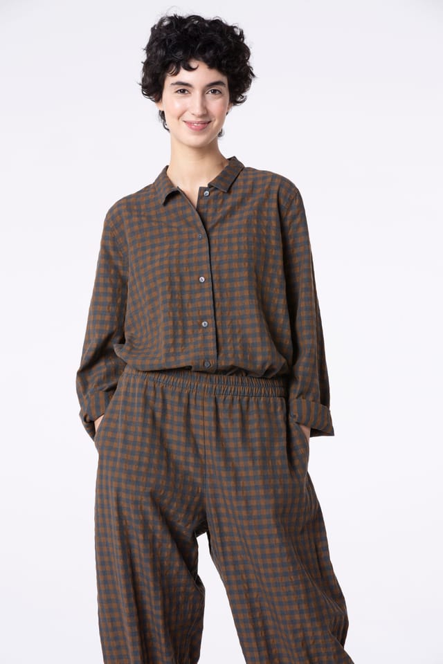 Blouse 508 wash - Cotton lyocell blend - 880LIQUEUR - 60250710033