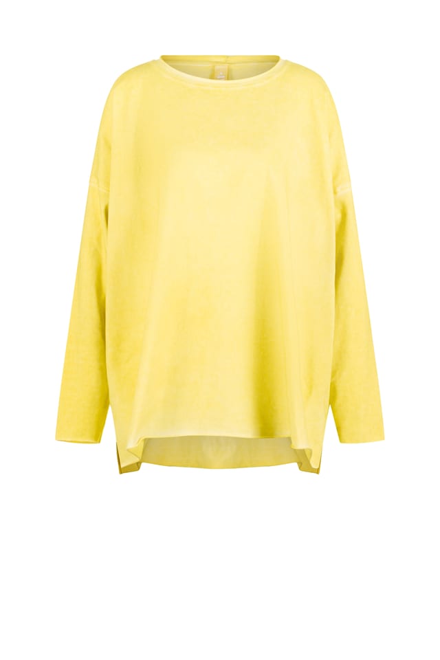Shirt 501 - Cotton stretch jersey - 132CANARY - 60250710039
