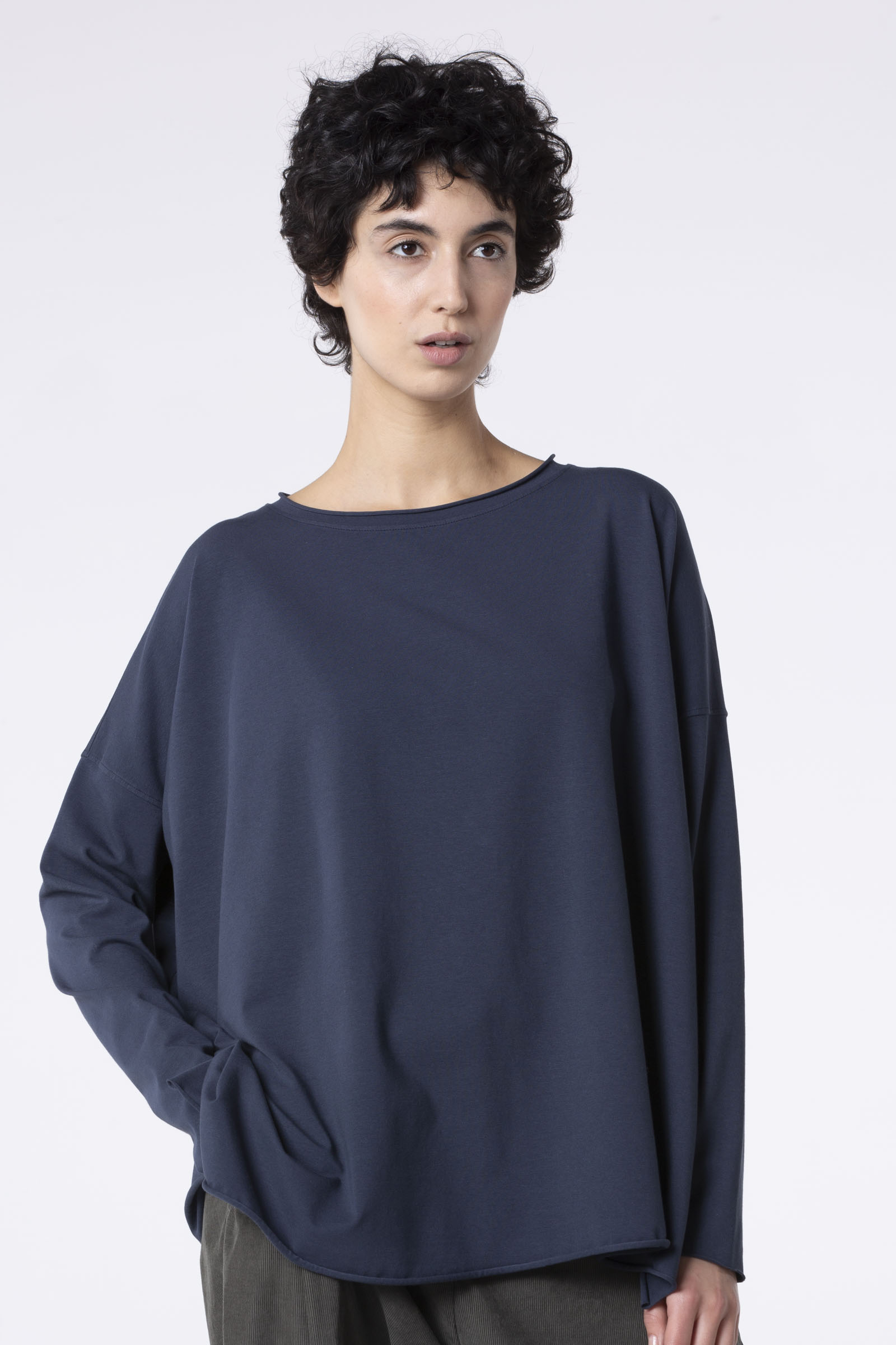 Shirt 501 Blue Baumwoll-Stretch Jersey