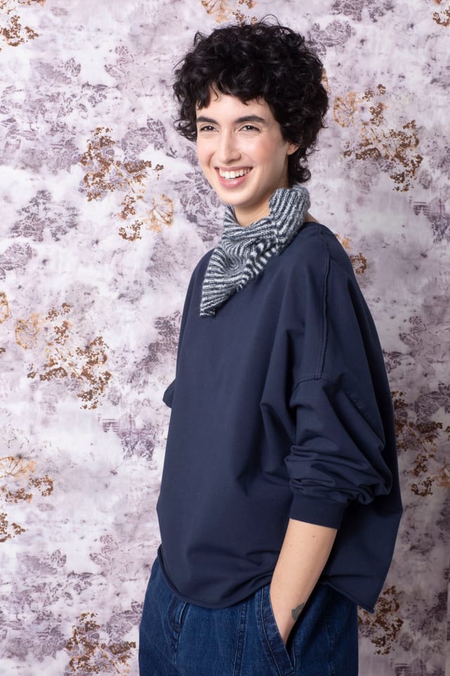 Pullover 511 - Cotton sweat with stretch - 470NOCTURNE - 60250710042