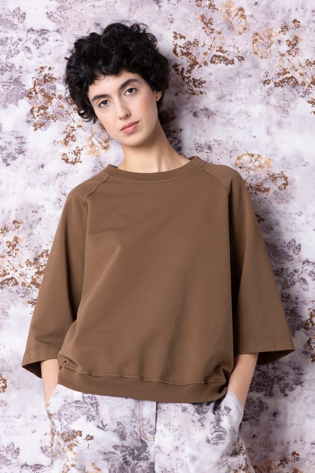 Pullover 512 - Bomuldssweater med stretch - 880LIQUEUR - 60250710043