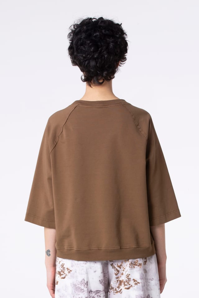 Pullover 512 - Cotton sweat with stretch - 880LIQUEUR - 60250710043
