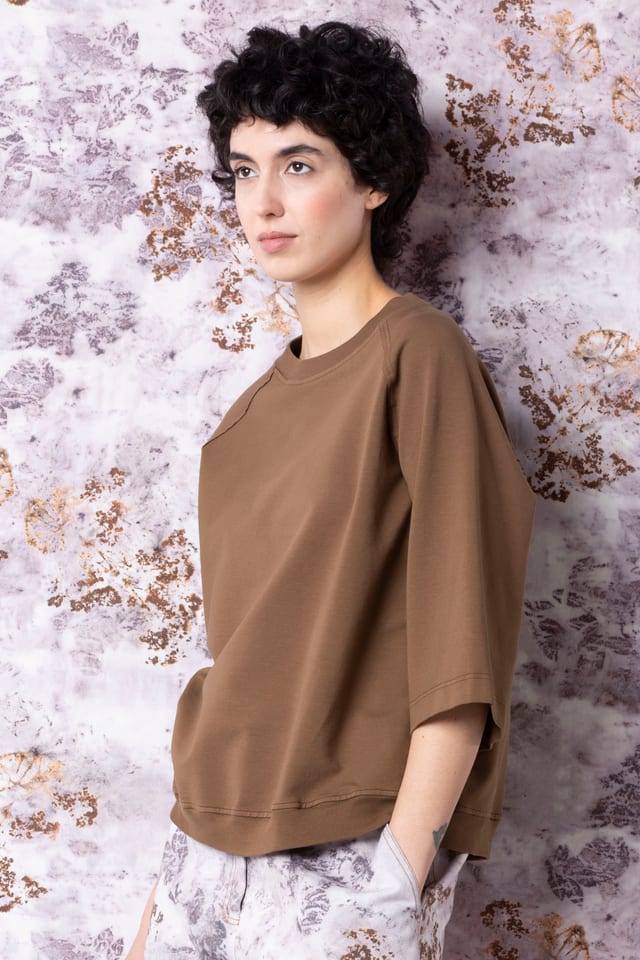 Pullover 512 - Cotton sweat with stretch - 880LIQUEUR - 60250710043