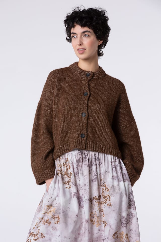 Jacket 502 - Undyed alpaca blend - 880LIQUEUR - 60250713002
