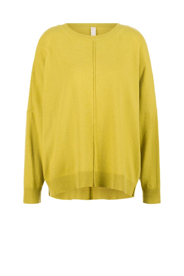 Pullover 506 - Wool viscose blend with cashmere - 130CANARY - 60250713005