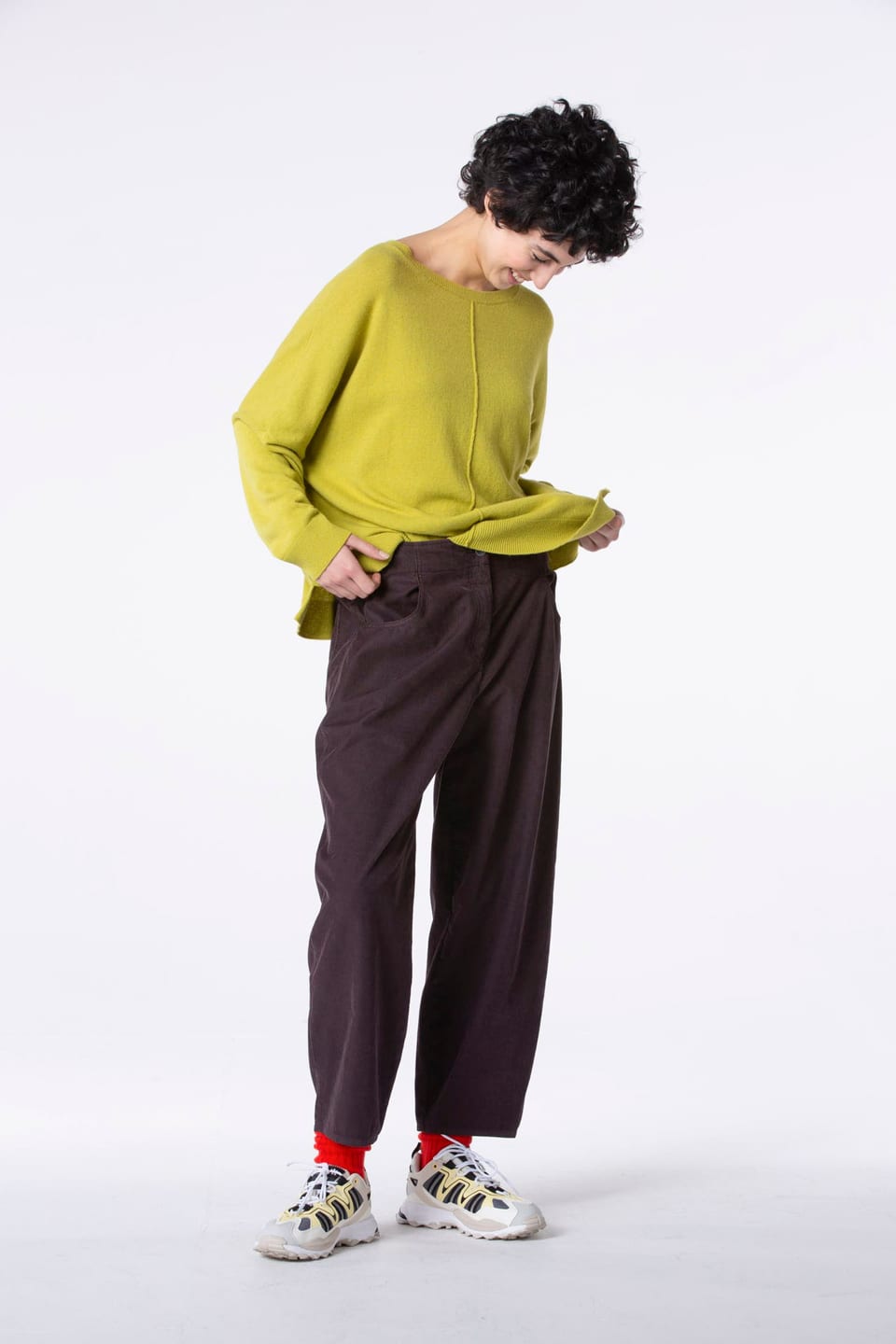 Pullover 506 - Wool viscose blend with cashmere - 130CANARY - 60250713005